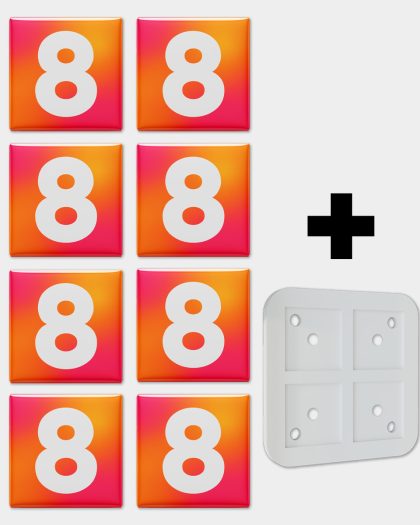 Prémium emlékcsomag (8db + fehér Emlékdisplay 4)